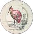Тарелка обеденная Цапля, HERON,, GRANDS OISEAUX, GIEN