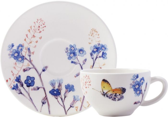 Чайная пара  AZUR, 160 мл,, - Д 15,2 см,, GIEN