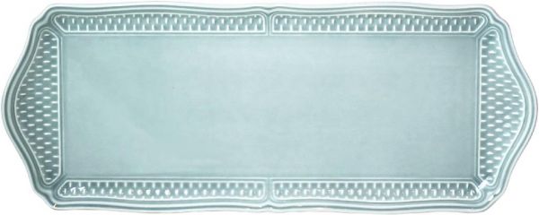 Блюдо для торта голубая PONT AUX CHOUX CELADON, 37,8 X 15 см,, GIEN