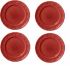 Набор тарелок для канапе 4 шт.. PONT AUX CHOUX RUBIS красный, Д18,3 см., GIEN, 1166B4A534