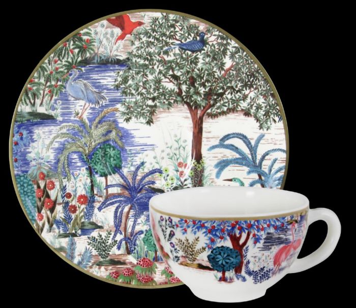 Чайная пара для завтрака LE JARDIN DU PALAIS, 260 мл,,, Д 18 см,, GIEN