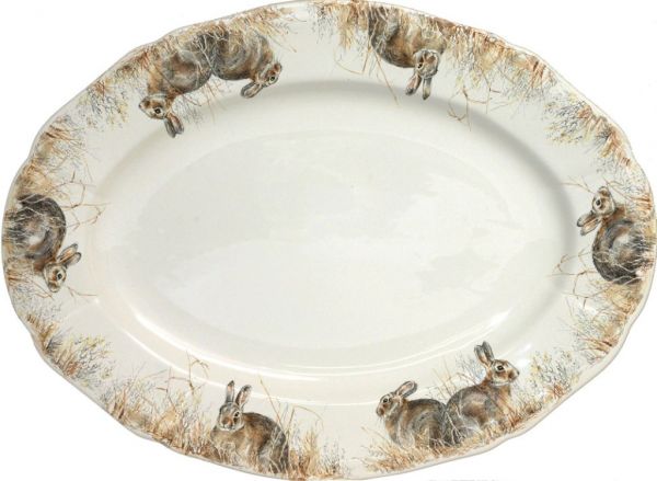 Блюдо овальное SOLOGNE, 39,3 X 29 см,, GIEN