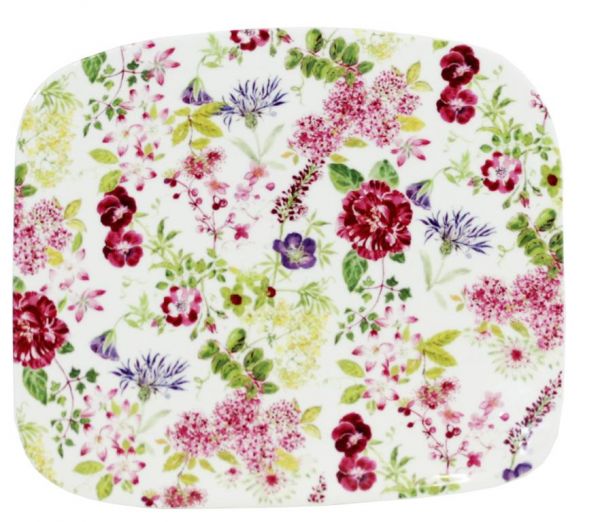 Тарелка квадратная MILLEFLEURS, 18,6 X 16,2 см GIEN