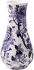 ВАЗА , GIEN, PIVOINES BLEUES, H 26 cm - D 13,5 cm