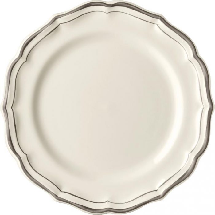 Набор десертных тарелок 4 шт 23,2 см., FILET TAUPE, GIEN, 1692B4AB22 