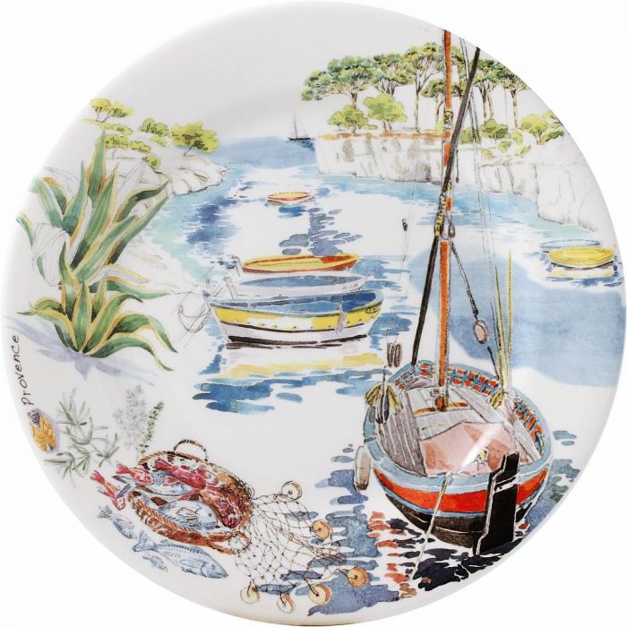 Набор десертных тарелок 4 шт. ассорти Д22 см., PROVENCE, GIEN, 1774B4AD50