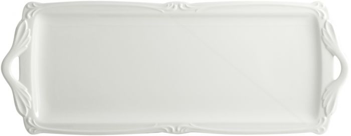 Блюдо прямоугольное сервировочное  ROCAILLE BLANC, 39 X 15,5 cm GIEN