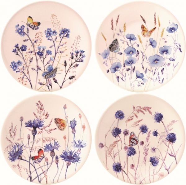 Тарелка десертная набор 4 ШТ.., AZUR, Д 22 см,, GIEN