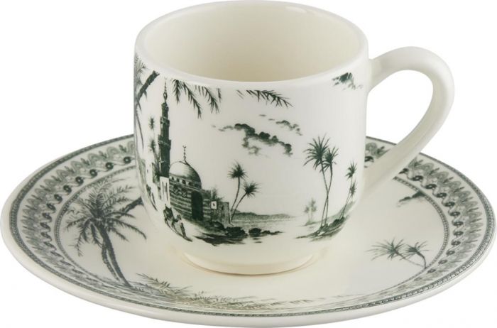 Кофейная пара для эспрессо LES DEPAREILLEES VERT, 80 МЛ 12,9 СМ GIEN