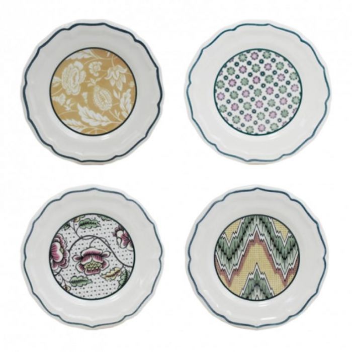 Тарелка для канапе набор 4 ШТ.., DOMINOTE, ? 16,5 cm GIEN