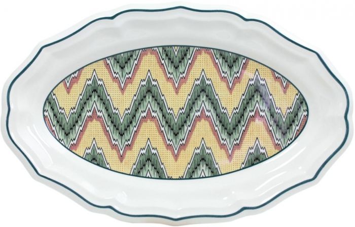 Блюдо овальное DOMINOTE, 41 X 26 cm GIEN