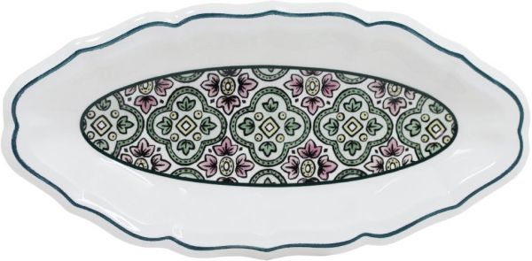 Блюдо овальное темное DOMINOTE, 26,5 X 13,2 cm GIEN