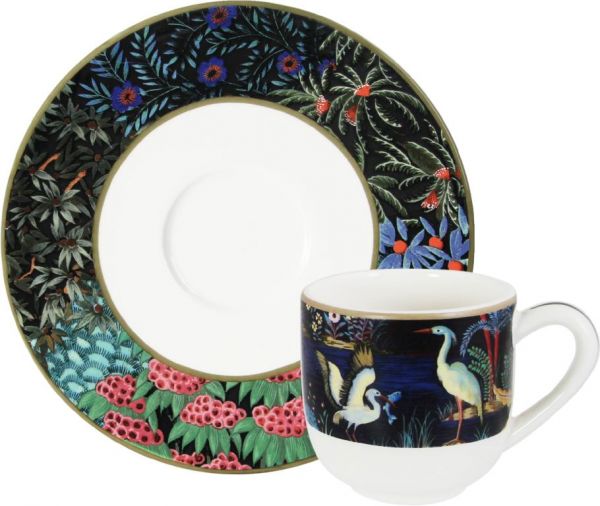 Кофейная пара  LE JARDIN DU PALAIS, 80 мл,,, Д 12,9 см,, GIEN