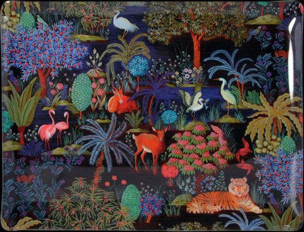 Поднос большой LE JARDIN DU PALAIS, 46,4 X 36,4 см,, GIEN