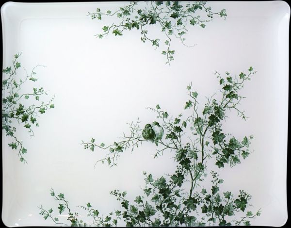 Поднос , акрил,  LES OISEAUX, 46,4 X 36,4 cm GIEN