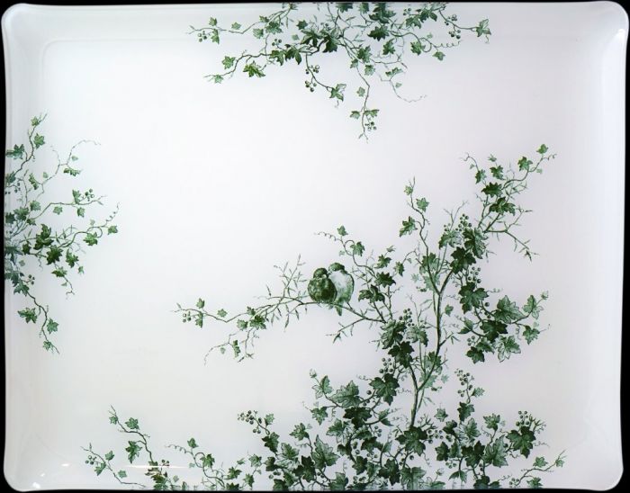 Поднос , акрил,  LES OISEAUX, 46,4 X 36,4 cm GIEN