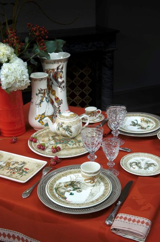 Ваза Лошади ветра, 14 cm, арт,1751CDL100 ,CHEVAUX DU VENT, GIEN