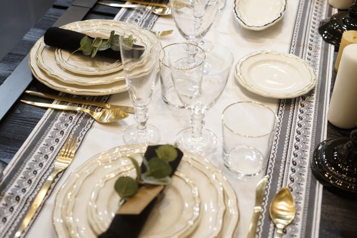 Тарелка для канапе Д16,5 см., FILET OR Кайма золотая, GIEN, 1837CALU22