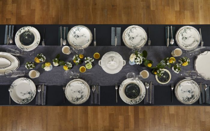 Тарелка для канапе набор 4 ШТ.., LES OISEAUX, Д 16,5 cm GIEN