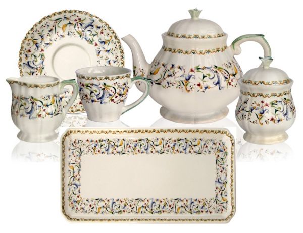 Сервиз чайный Gien Тоскана №3 на 4 персоны 12 предметов